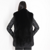 Black fox vest