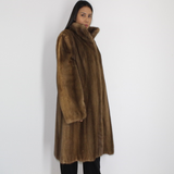 Pastel mink coat