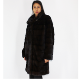 Demi-buff mink coat