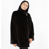 Black mink jacket