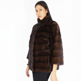 Demi-buff mink jacket