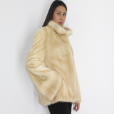 Pearl mink jacket