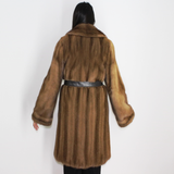 NI-bis Wild glow mink coat