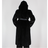 Black mink coat