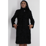 Astrakhan black coat