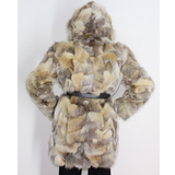 OMIKRON Crystal fox pieces (pat) coat