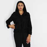 Astrakhan black jacket