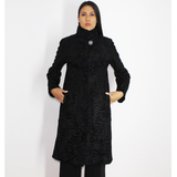Astrakhan black coat