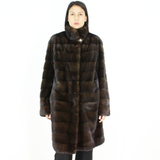 Demi-buff mink coat