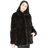 Black mink jacket