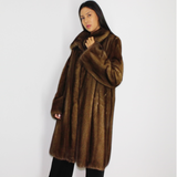 Wild glow mink coat