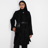 Astrakhan black coat