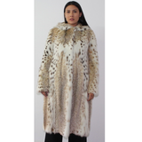 Lynx coat with hood