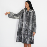 Astrakhan grey coat