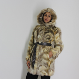OMIKRON Crystal fox pieces (pat) coat