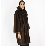 Demi-buff mink coat