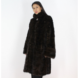 Ranch with white stigmas mink pieces coat