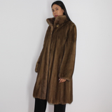 Pastel mink coat