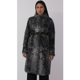 Astrakhan grey coat