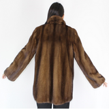 Demi-buff mink jacket