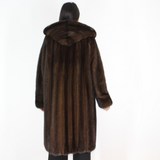 Demi-buff mink coat