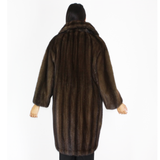 Demi-buff mink coat