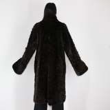 Ranch with white stigmas mink pieces coat