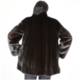 Black mink jacket