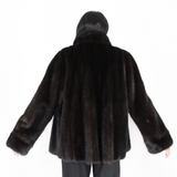Black mink jacket
