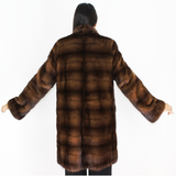 Demi-buff mink coat