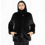 Black mink jacket