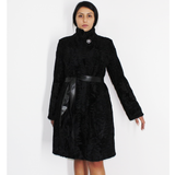 Astrakhan black coat