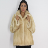 Pearl mink jacket