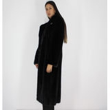 Black mink coat