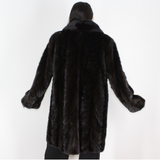 NI Ranch mink pat coat