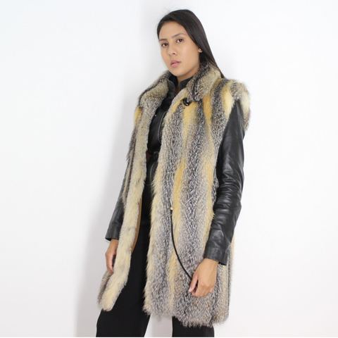 Gris fox vest