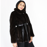 Black mink jacket