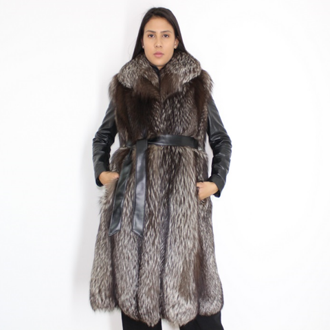 Silver Fox long vest