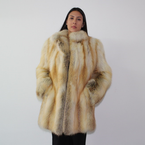 Golden fox 3/4 coat