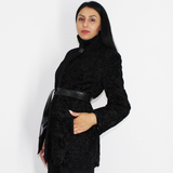 Astrakhan black jacket