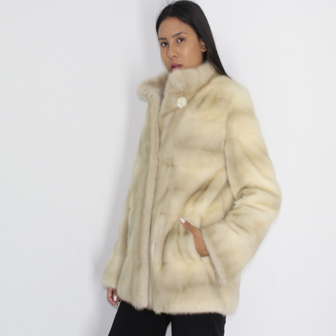  Palomino mink jacket