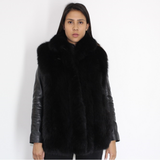 Black fox vest