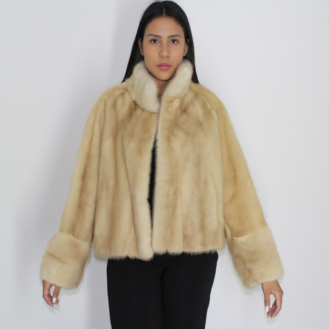 Pearl mink jacket