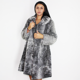 Astrakhan grey coat