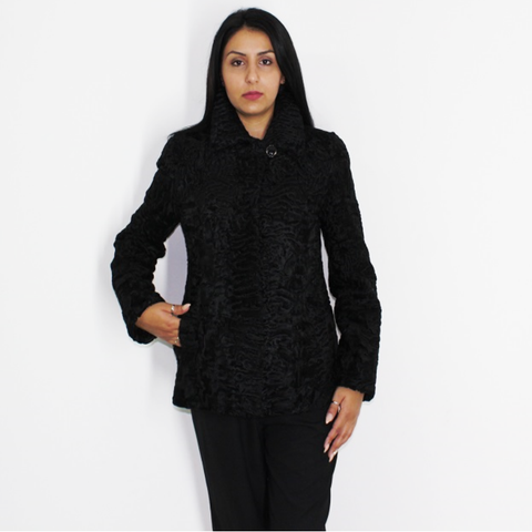 Astrakhan black jacket