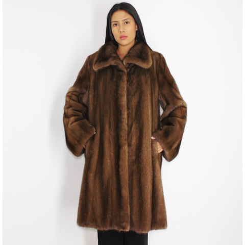 Wild glow mink coat