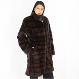 Demi-buff mink coat