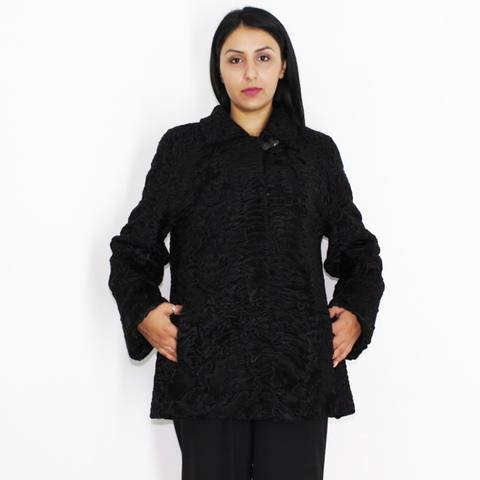 Astrakhan black jacket